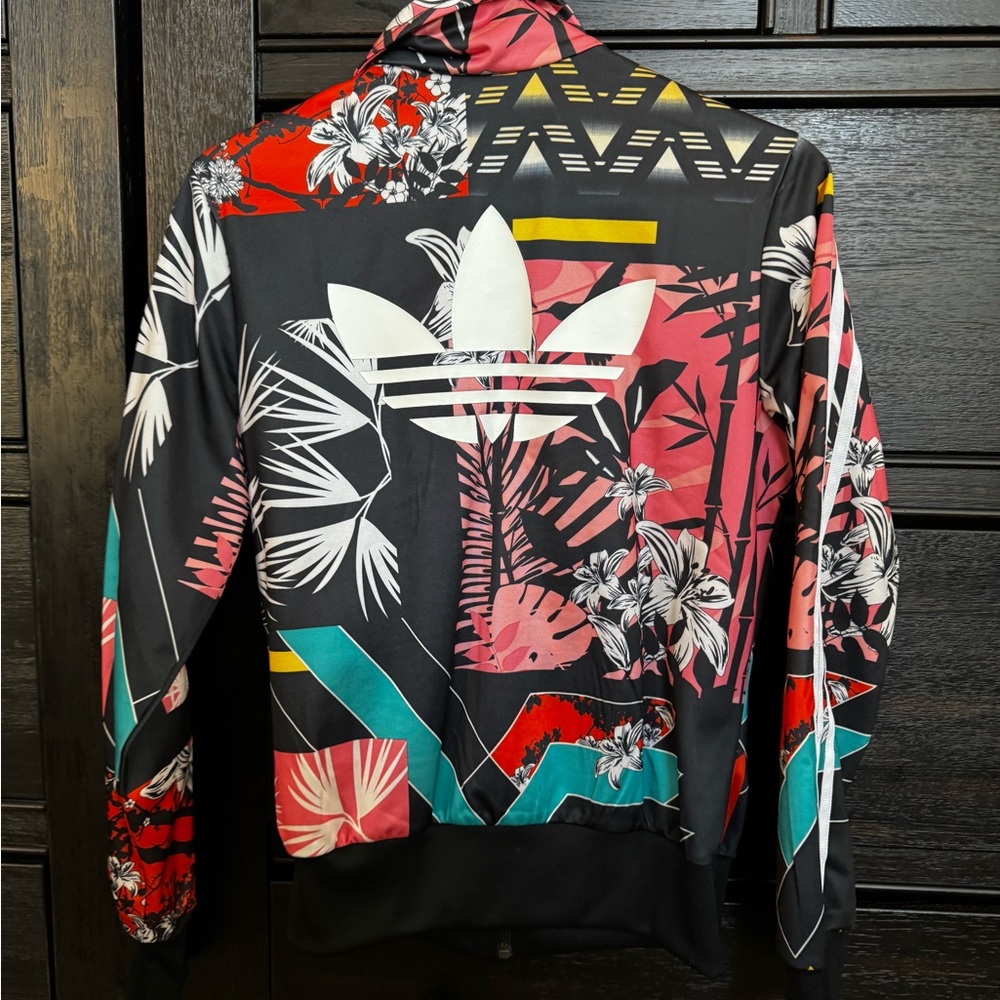 Adidas Floral Track Jacket - Picture 2 of 2